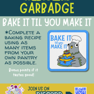 Bake It til you Make It - Embroidered Garbadge - Image 2