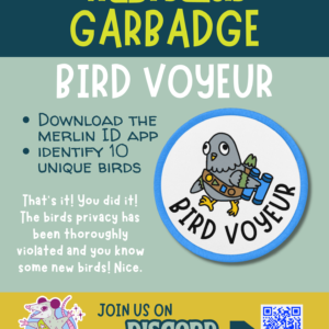 Bird Voyeur - Embroidered Garbadge - Image 2