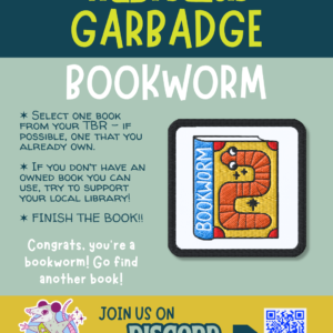 Bookworm - Embroidered Garbadge - Image 2