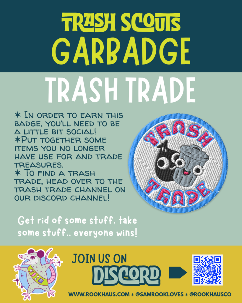 Trash Trade - Embroidered Garbadge
