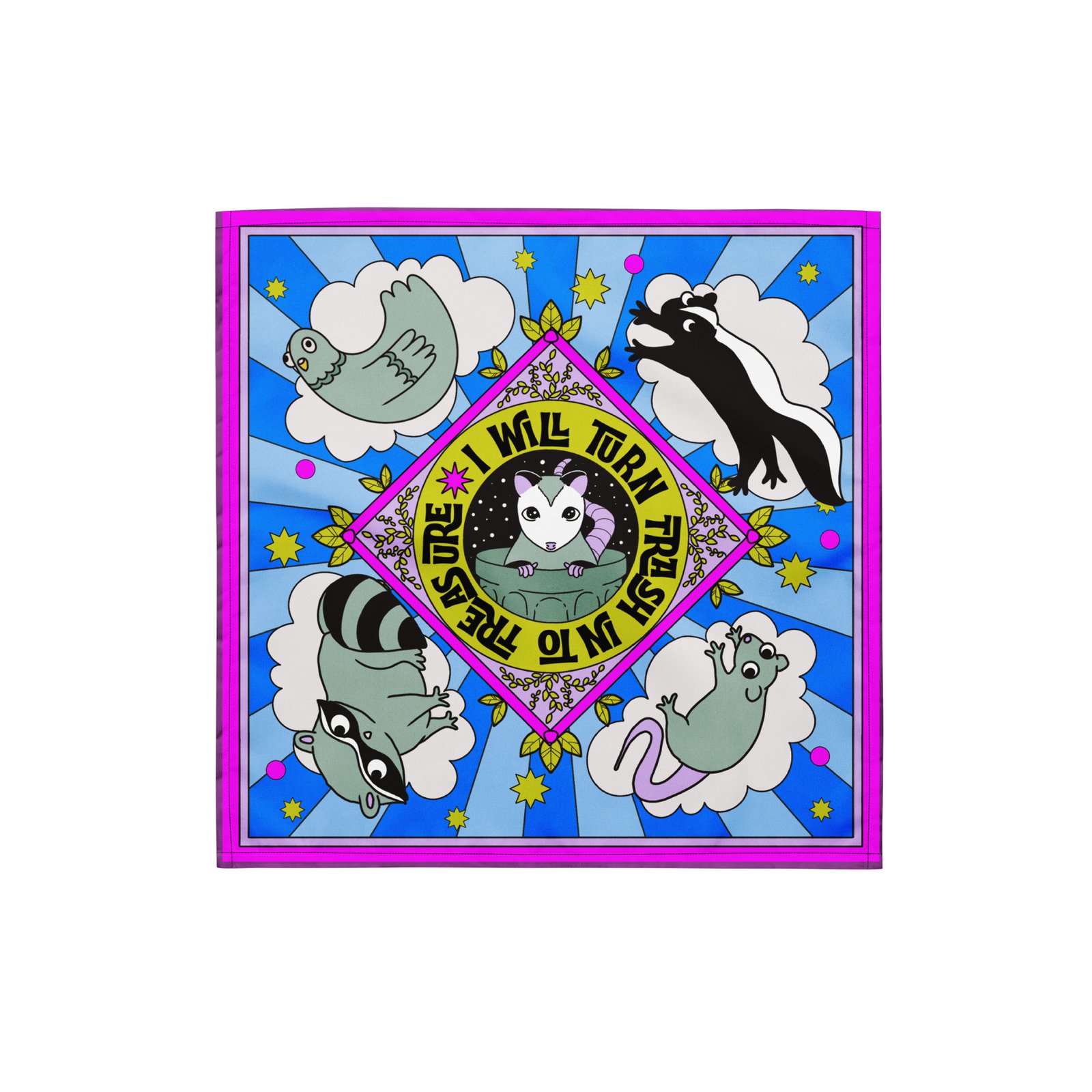 All-over print bandana