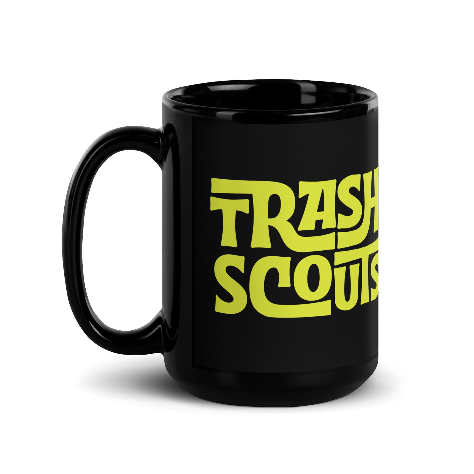 Trash Scouts - Black Mug - Image 6