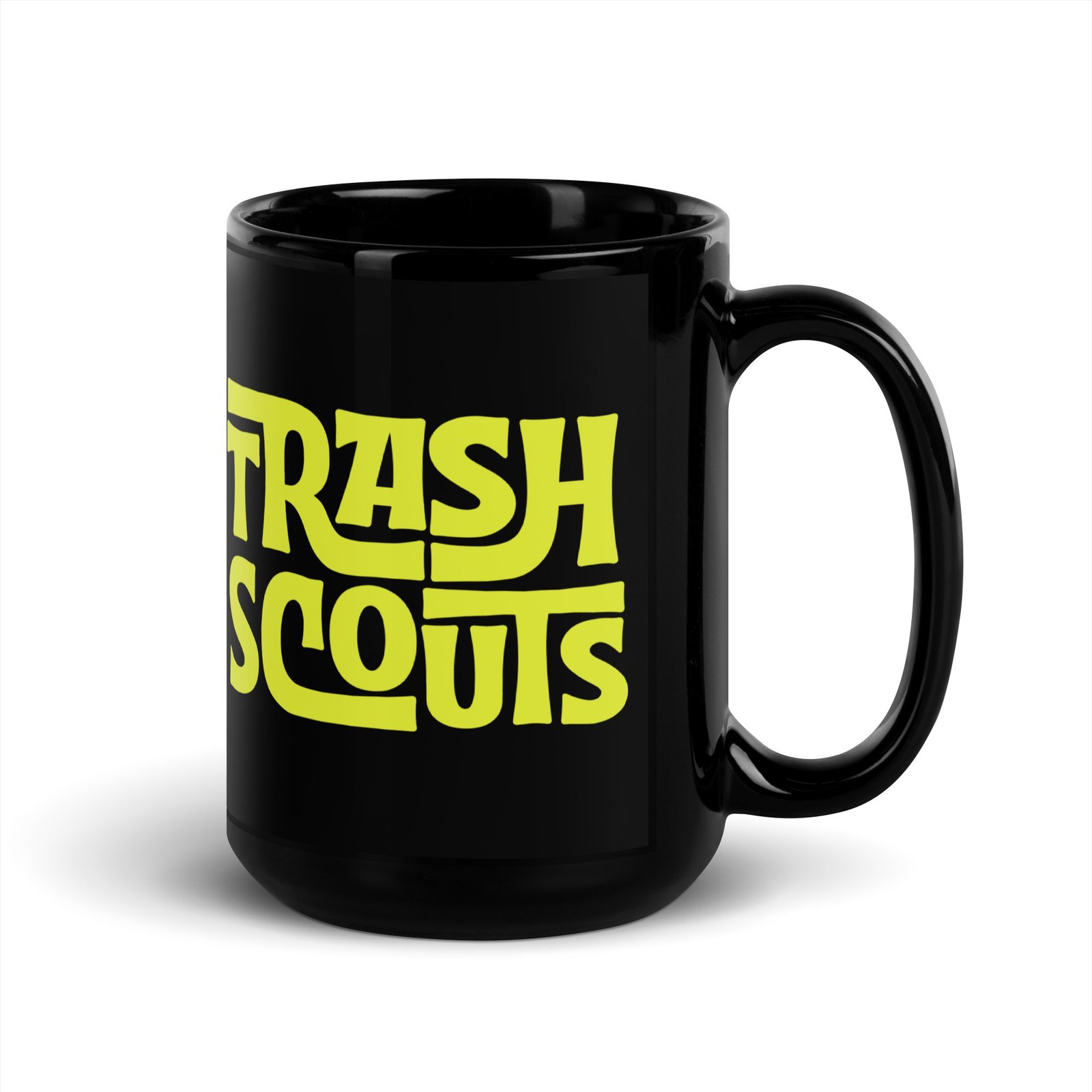 Trash Scouts - Black Mug - Image 4