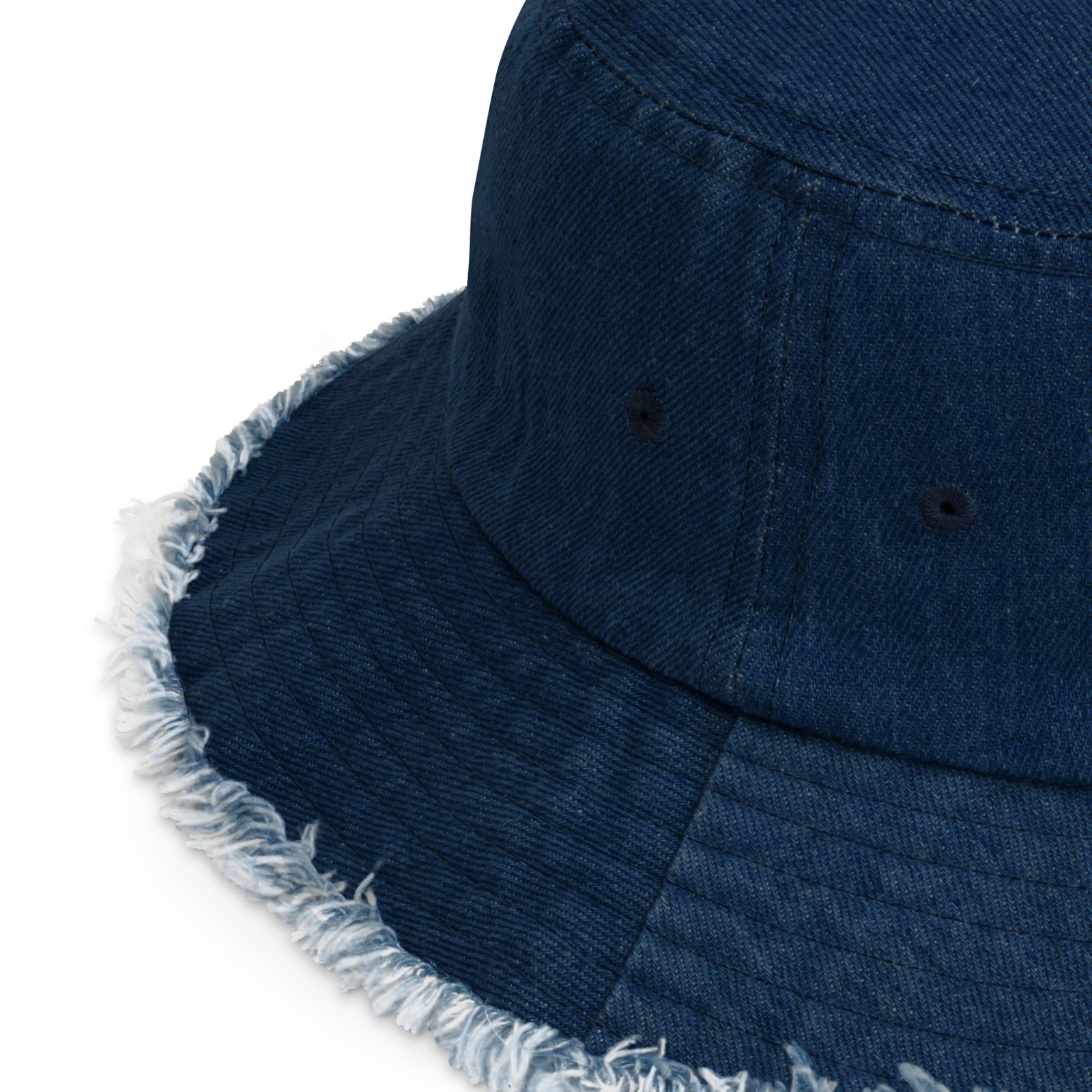 TRASH - Distressed denim bucket hat - Image 13