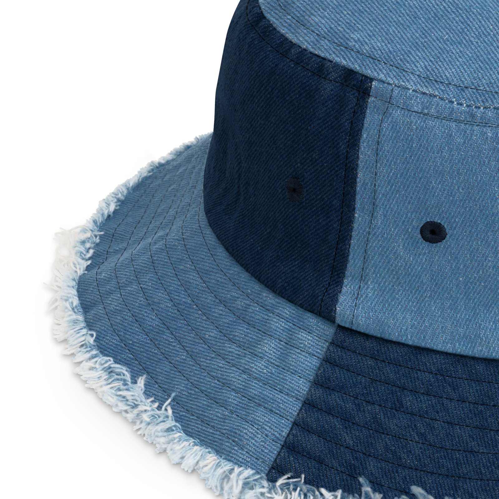 TRASH - Distressed denim bucket hat - Image 14