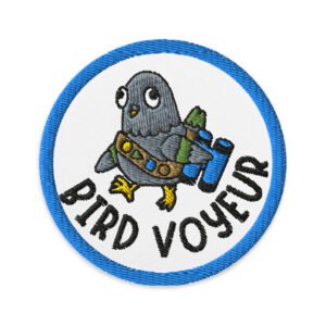 Bird Voyeur - Embroidered Garbadge - Image 1