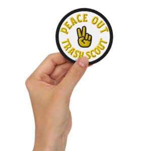 Peace Out Trash Scout - Embroidered Garbadge - Image 2