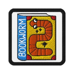 Bookworm - Embroidered Garbadge - Image 1