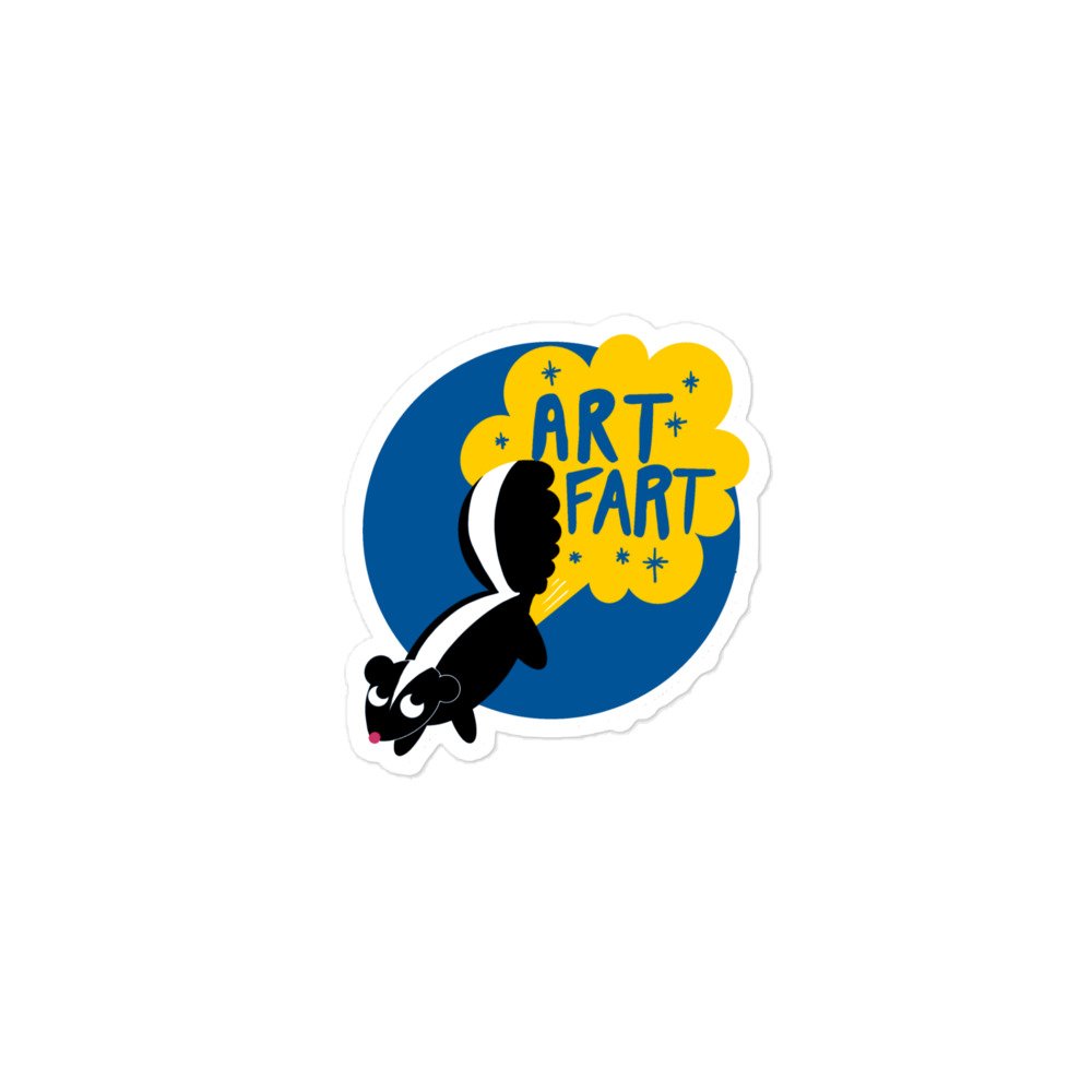 Art Fart - Garbadge - Sticker