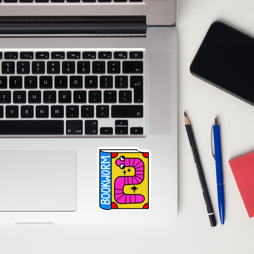 Bookworm - Garbadge - Sticker