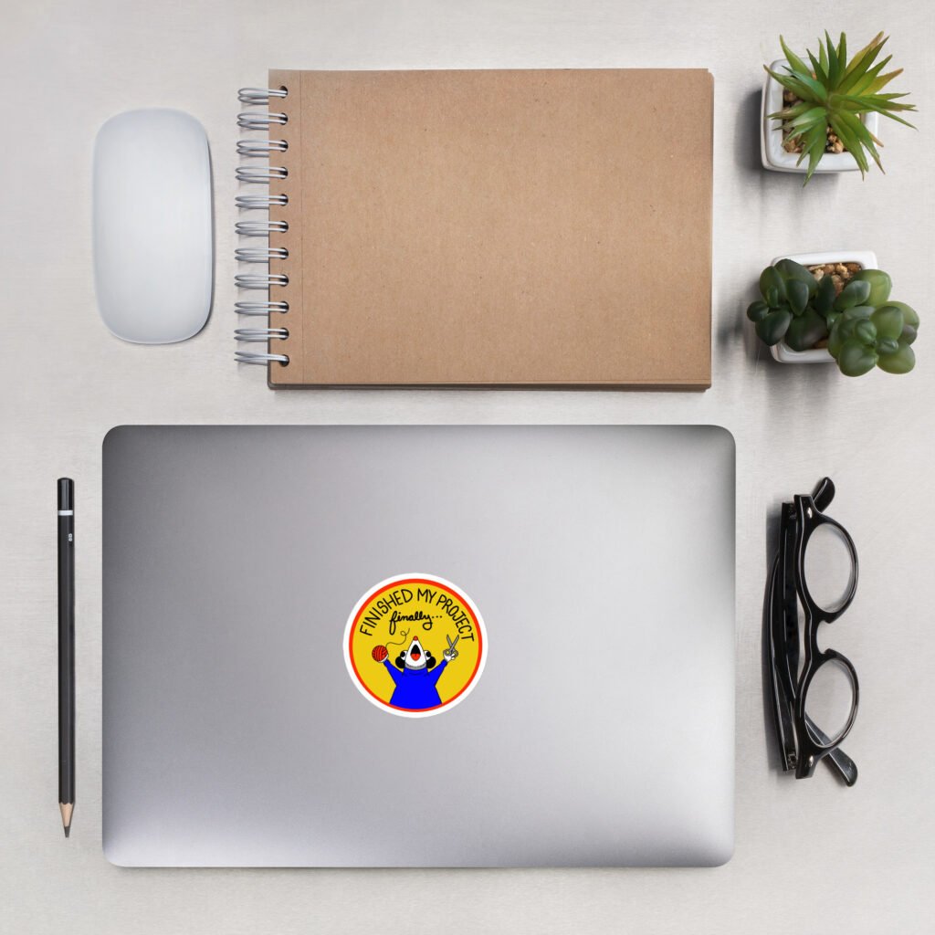 Finished a Project (Finally) - Garbadge - Sticker