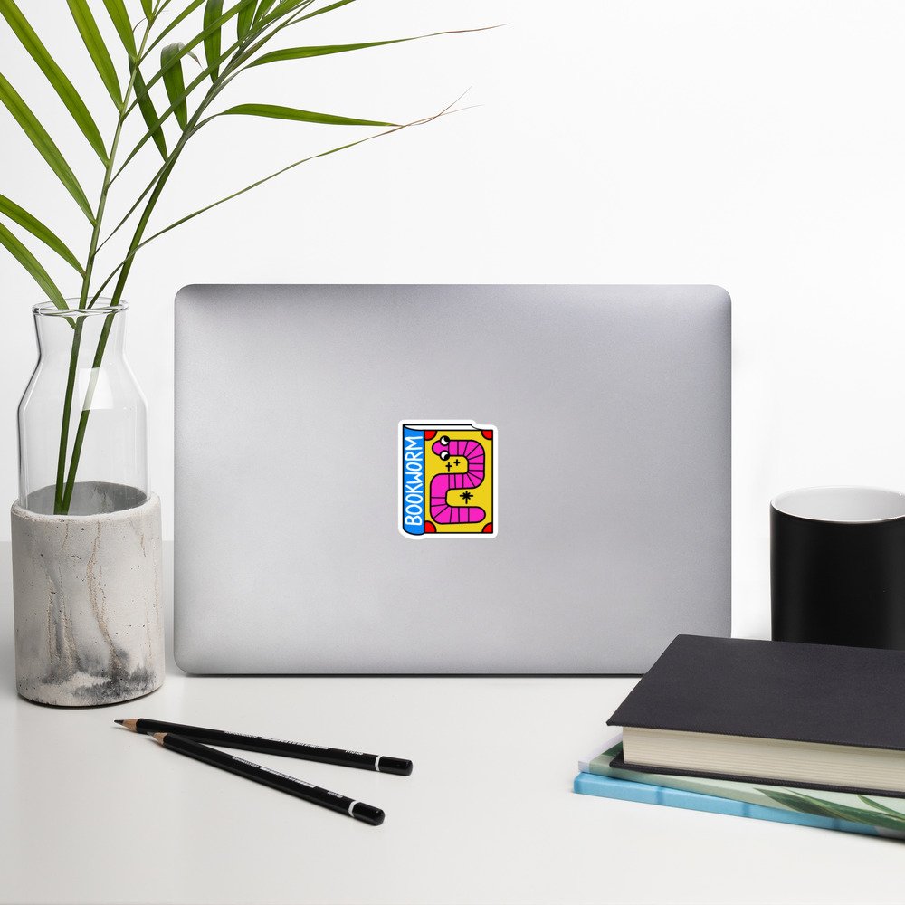 Bookworm - Garbadge - Sticker - Image 5