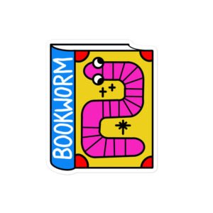 Bookworm - Garbadge - Sticker - Image 2