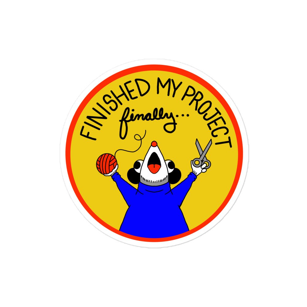 Finished a Project (Finally) - Garbadge - Sticker - Image 2