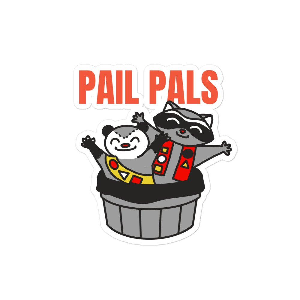 Pail Pals - Garbadge - Sticker - Image 2