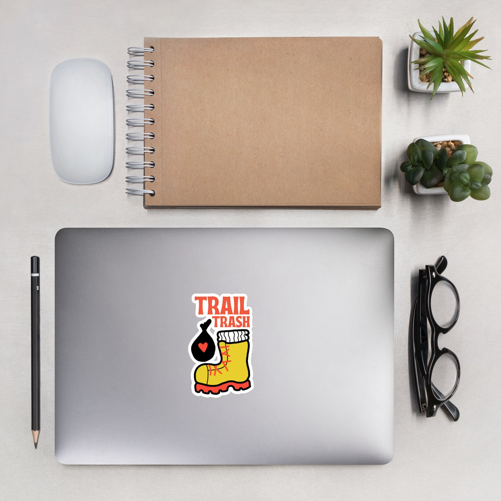 Trail Trash - Garbadge - Sticker - Image 7