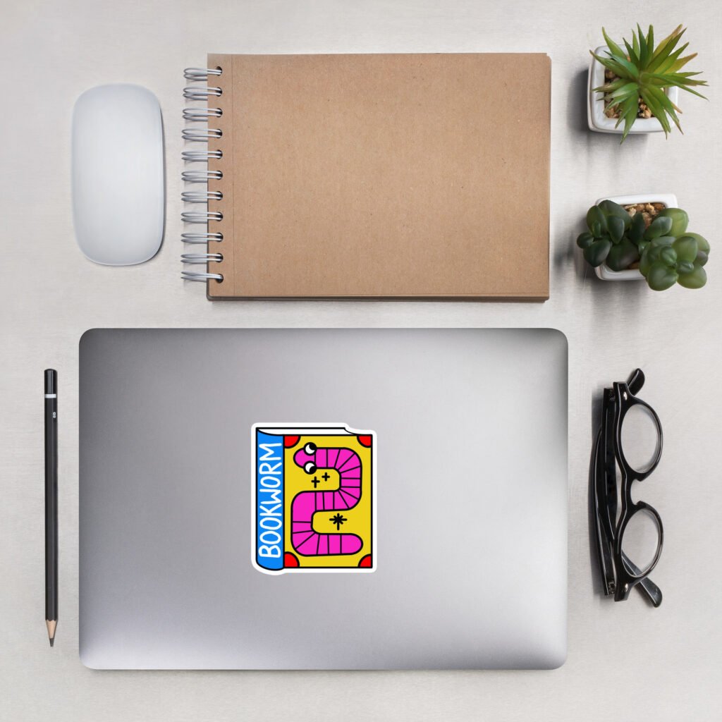 Bookworm - Garbadge - Sticker