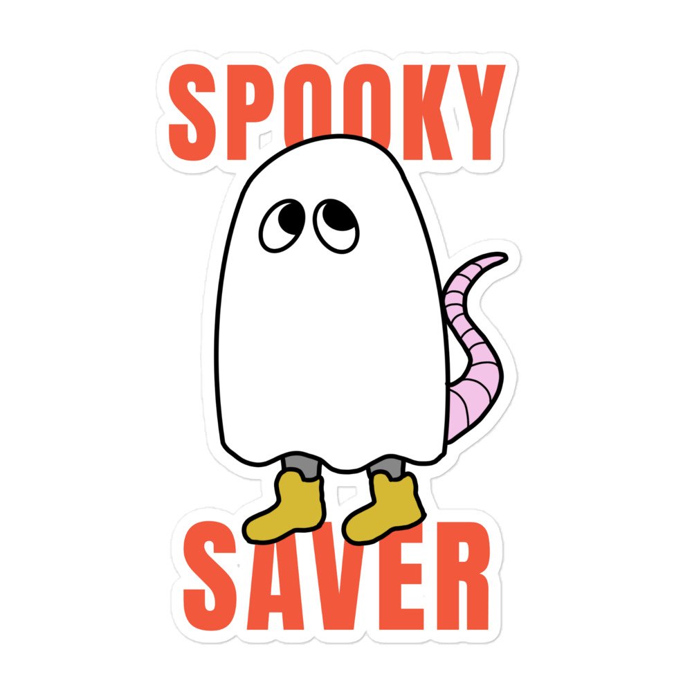 Spooky Saver - Garbadge - Sticker - Image 3
