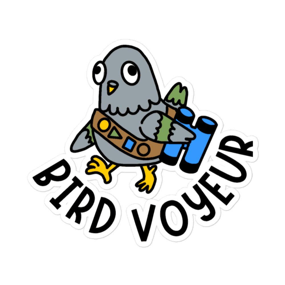 Bird Voyeur - Garbadge - Sticker - Image 3