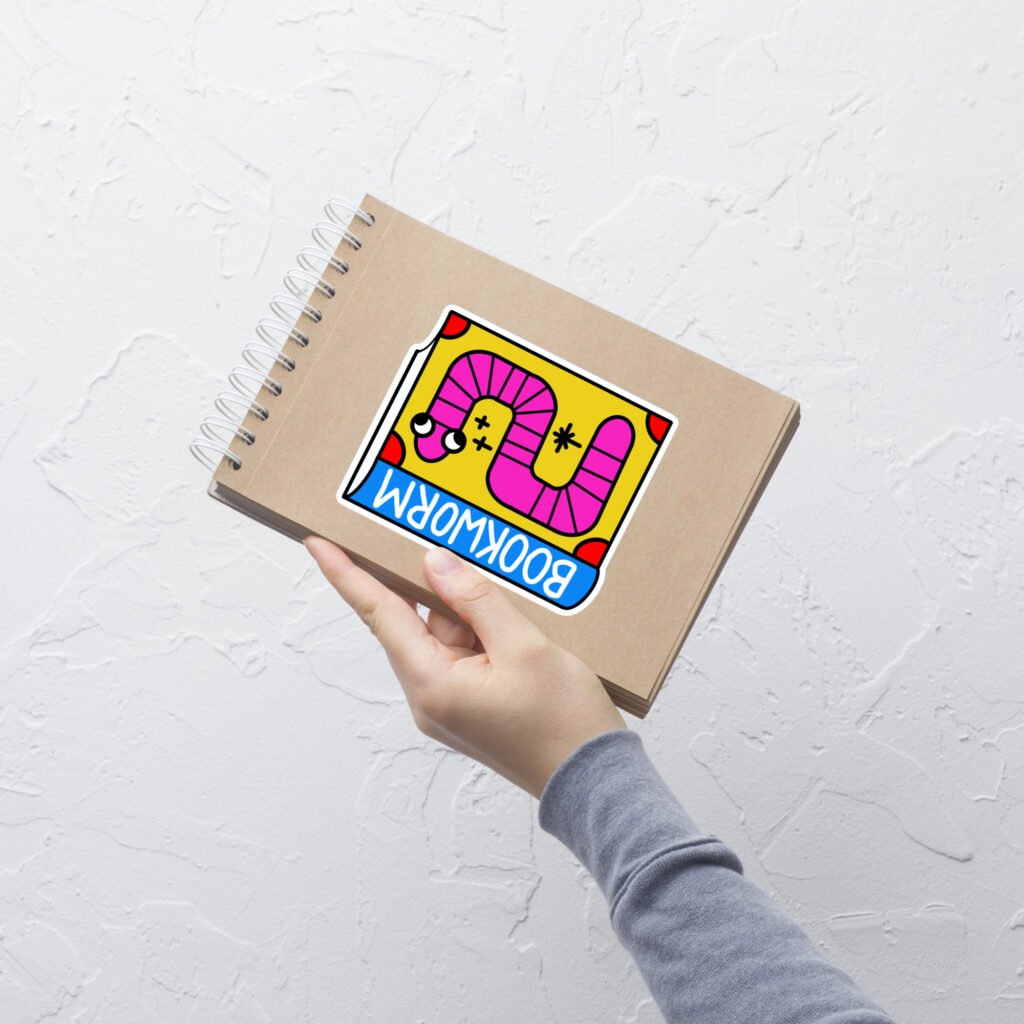 Bookworm - Garbadge - Sticker