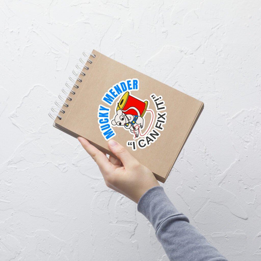 Mucky Mender - Garbadge - Sticker