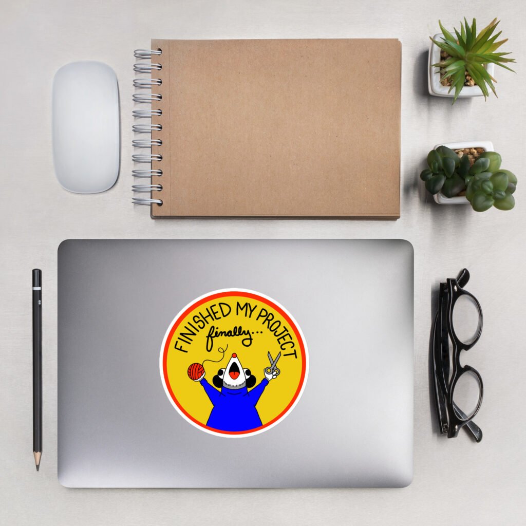 Finished a Project (Finally) - Garbadge - Sticker