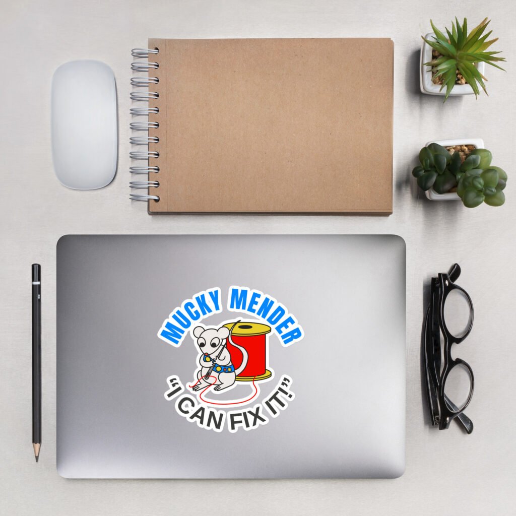 Mucky Mender - Garbadge - Sticker