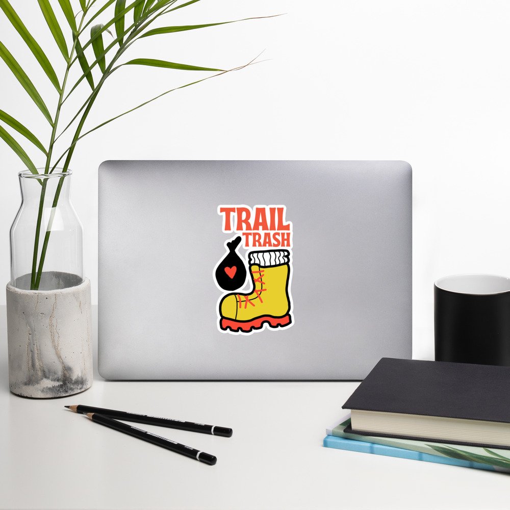 Trail Trash - Garbadge - Sticker - Image 11