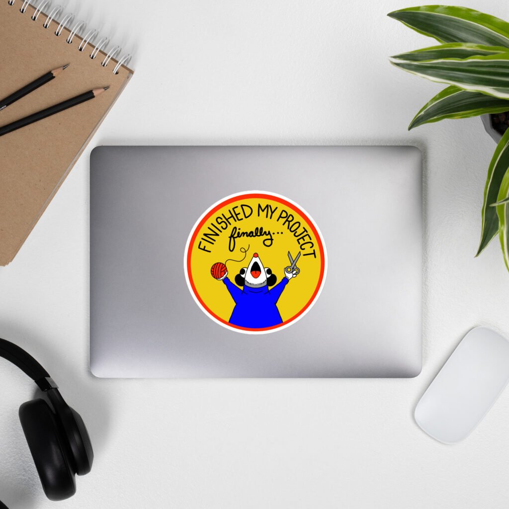 Finished a Project (Finally) - Garbadge - Sticker