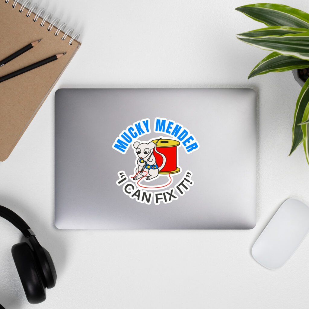Mucky Mender - Garbadge - Sticker