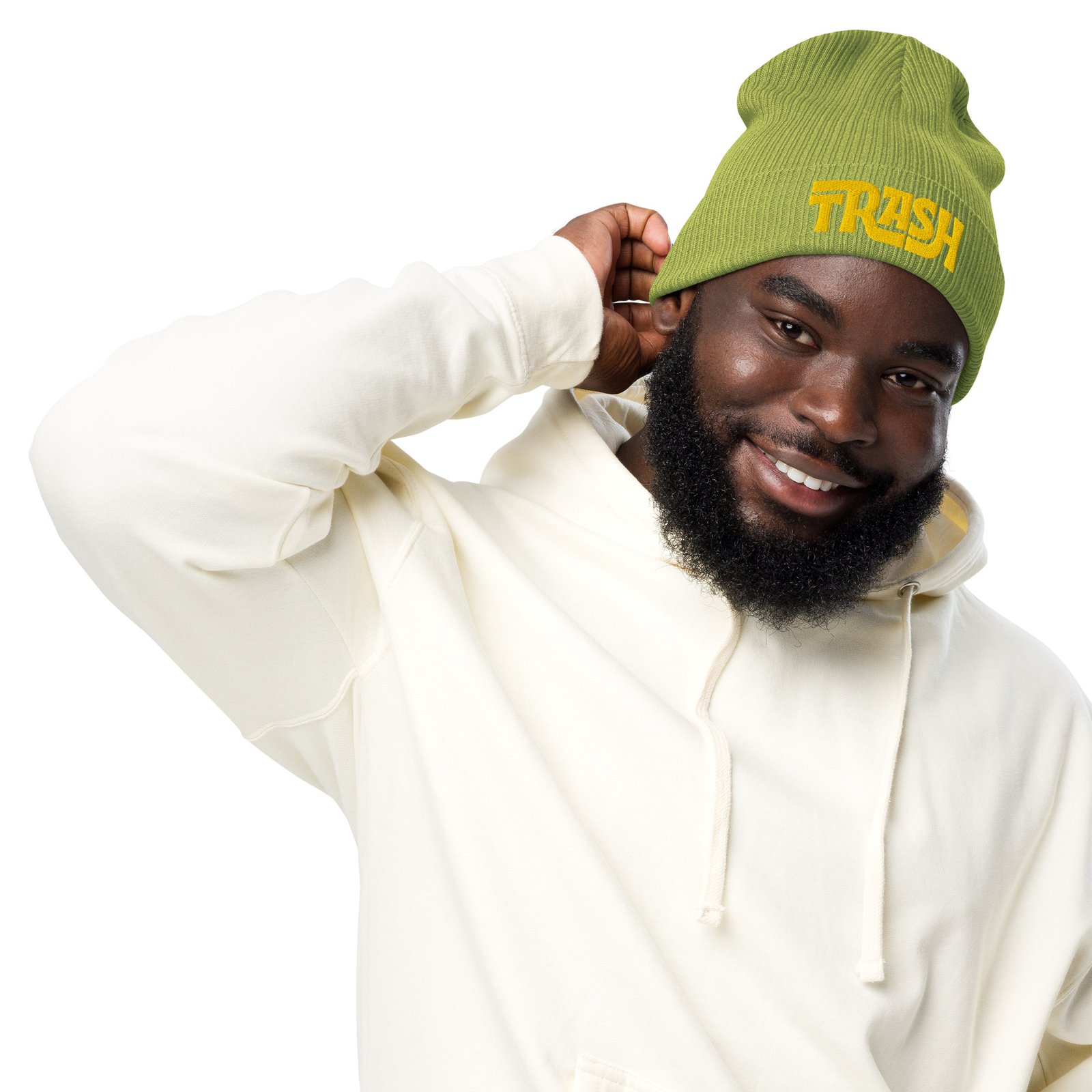 Organic ribbed beanie - Image 9