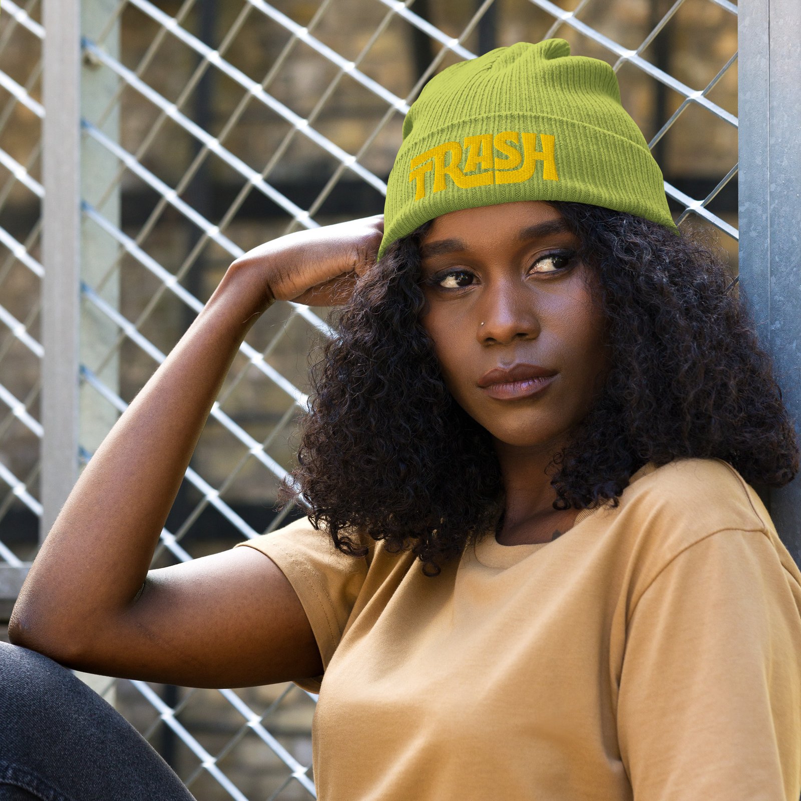 Organic ribbed beanie - Image 24