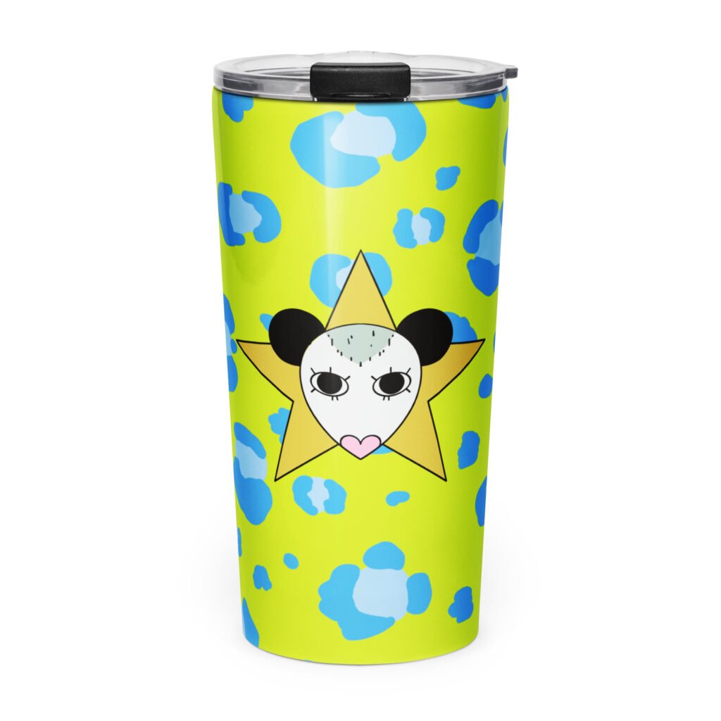 Opossum Star - Tapered stainless steel tumbler