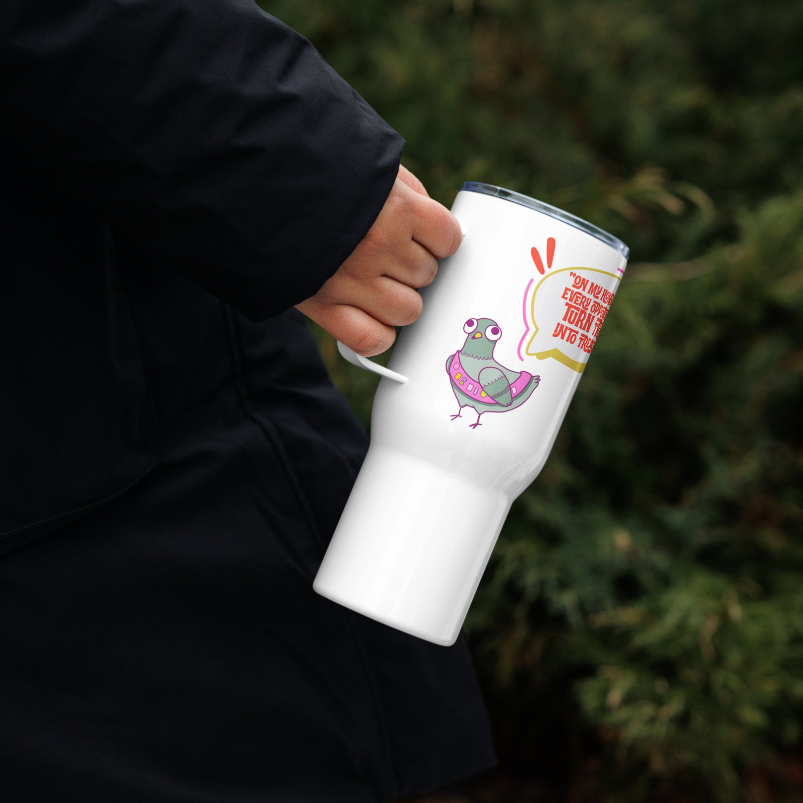 Pigeon Oath Mug - 2 Sizes - Image 13