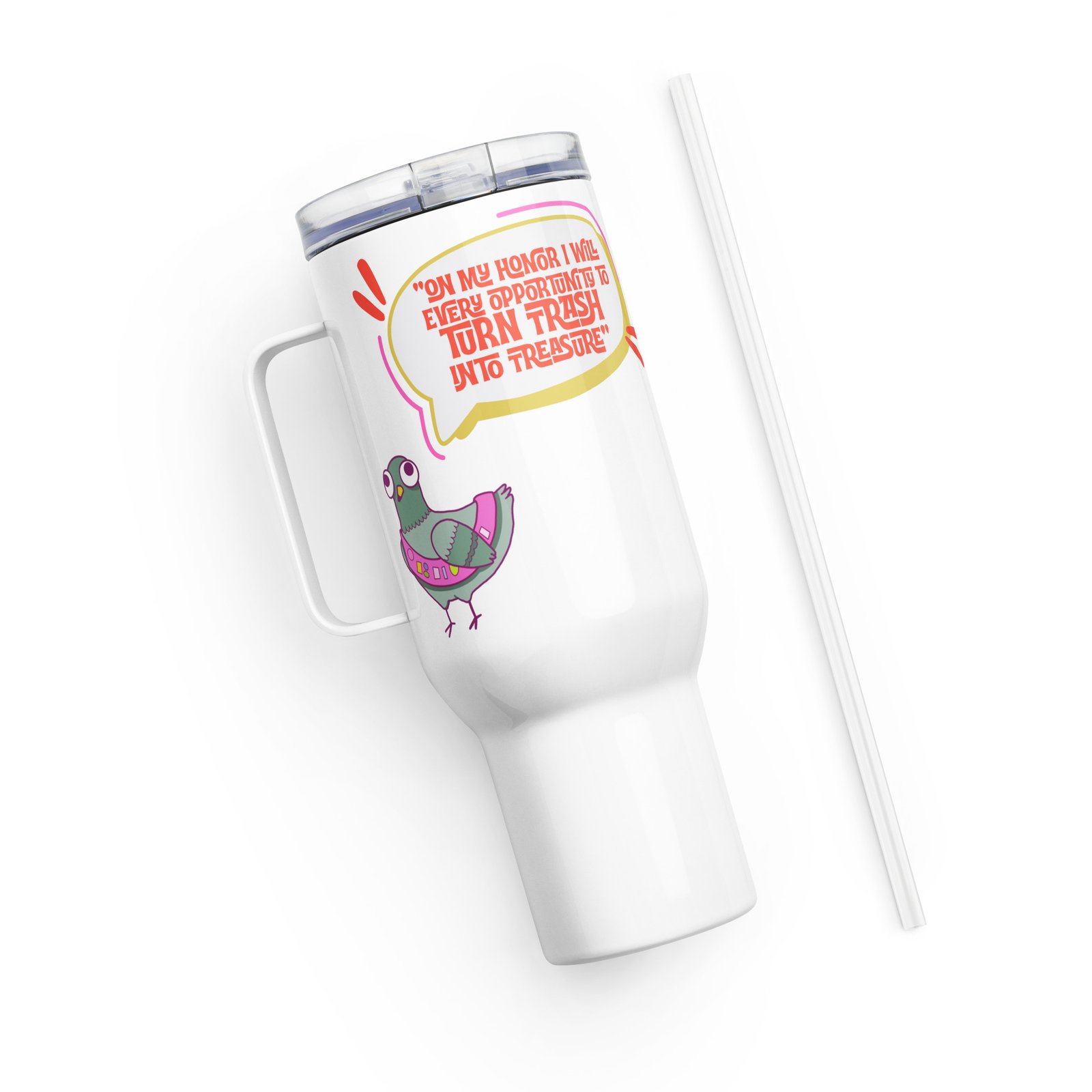 Pigeon Oath Mug - 2 Sizes - Image 9