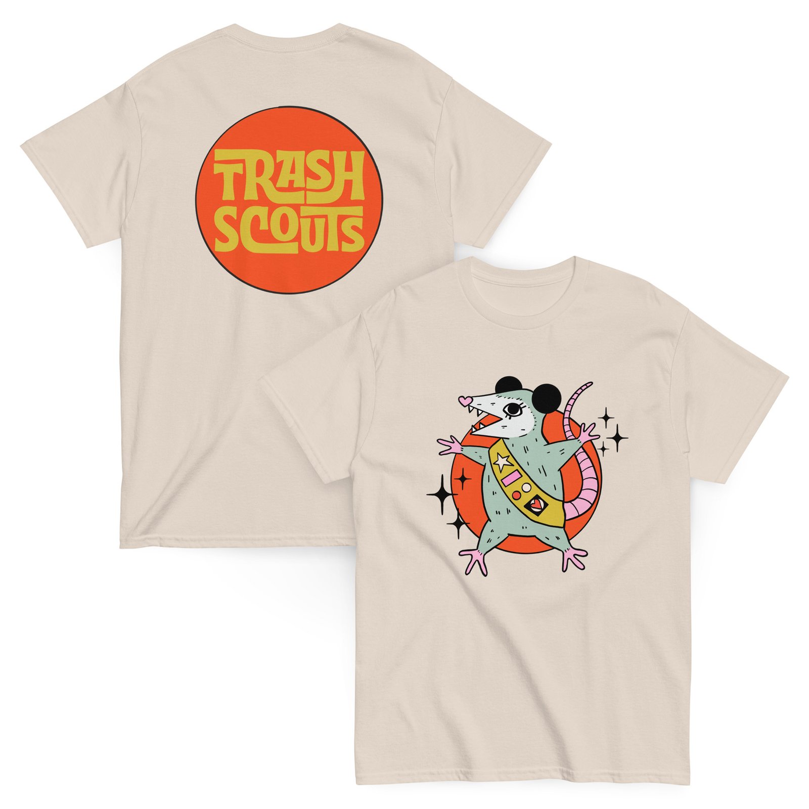 Classic Trash Scouts Logo Tee - 6 Colors - Image 6