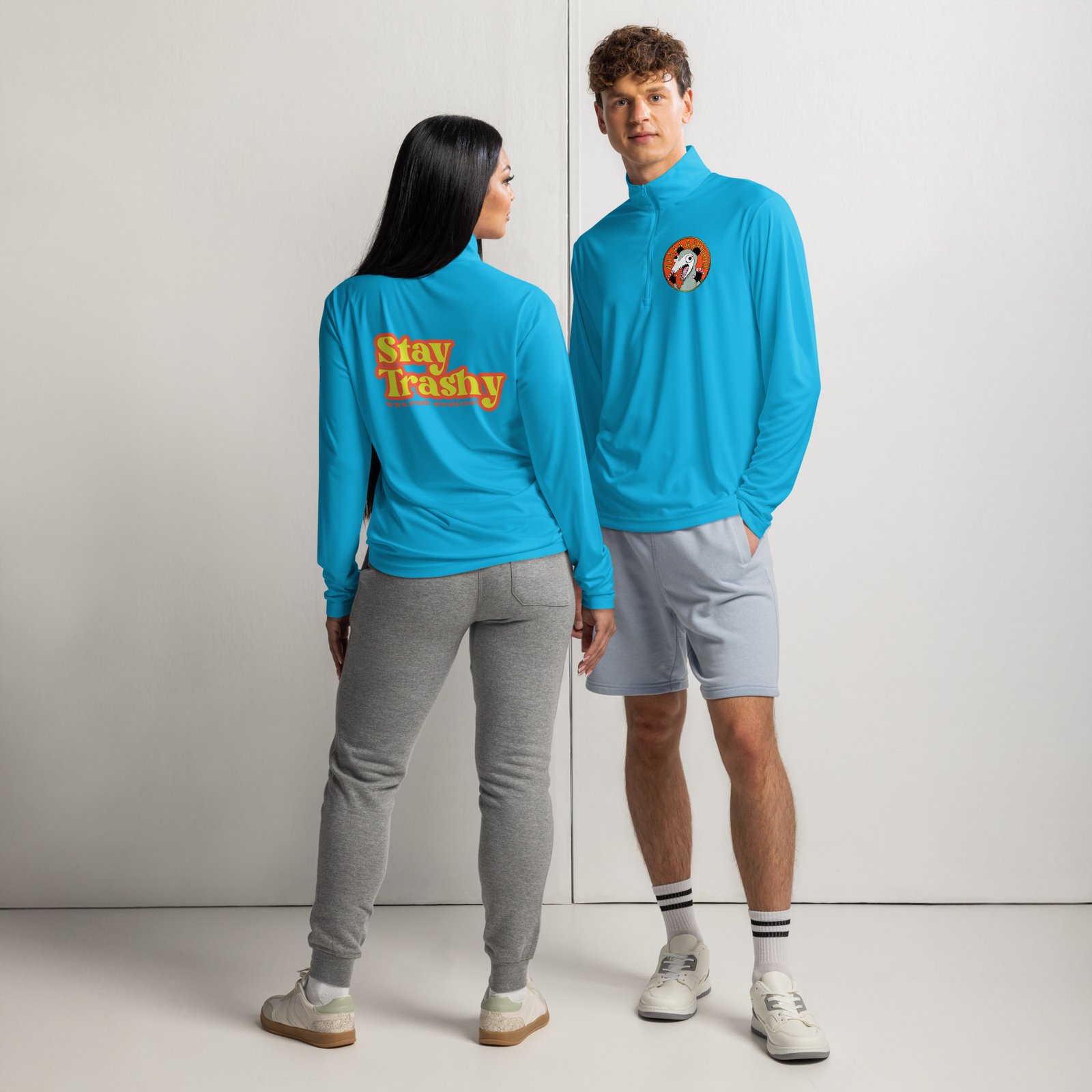 Stay Trashy - Quarter-zip Pullover - Image 35