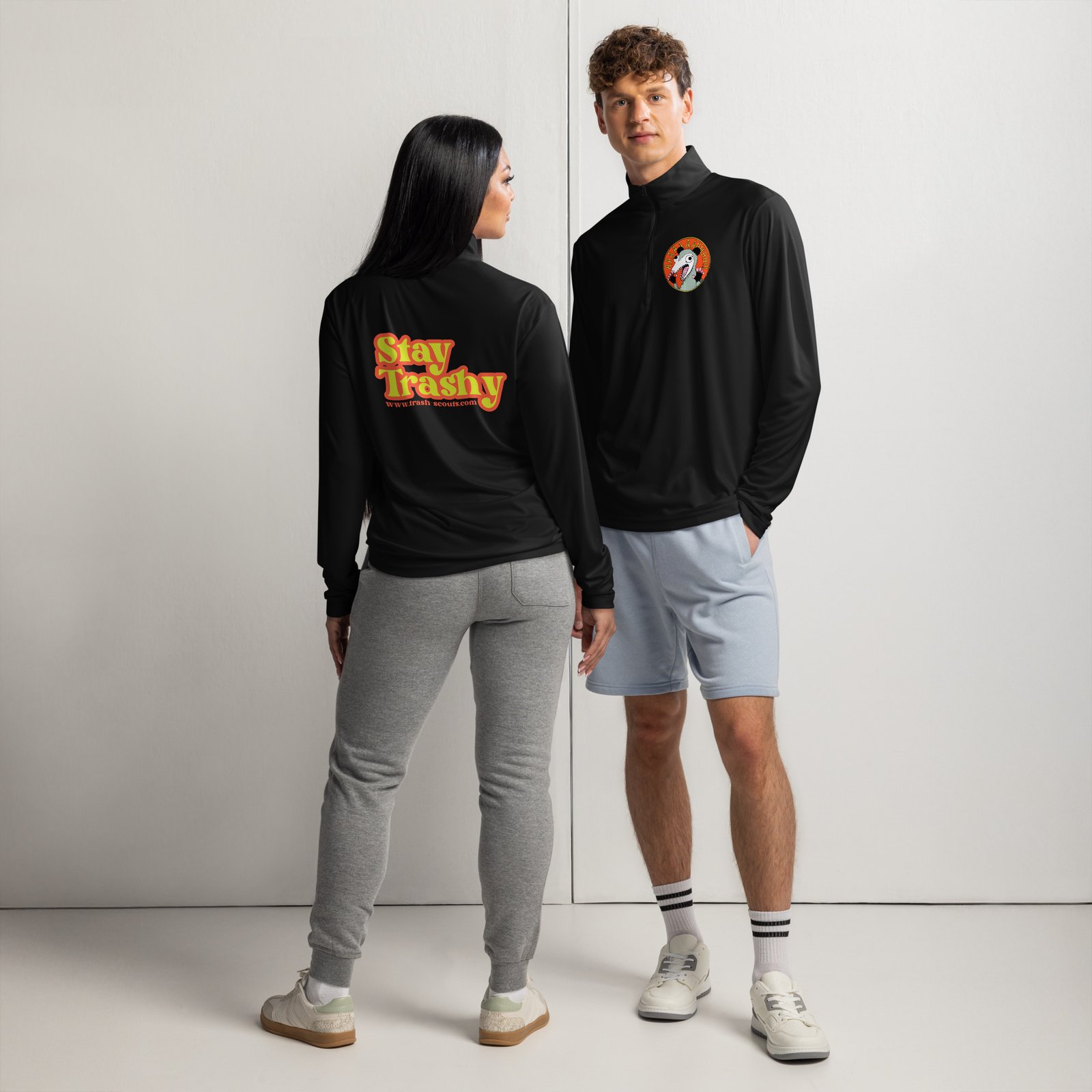 Stay Trashy - Quarter-zip Pullover - Image 31