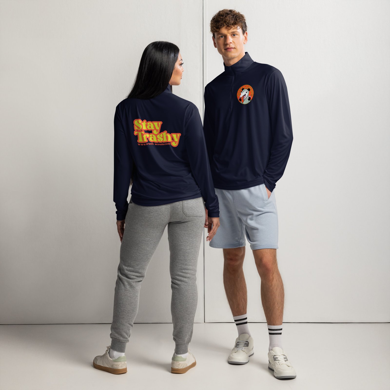 Stay Trashy - Quarter-zip Pullover - Image 32