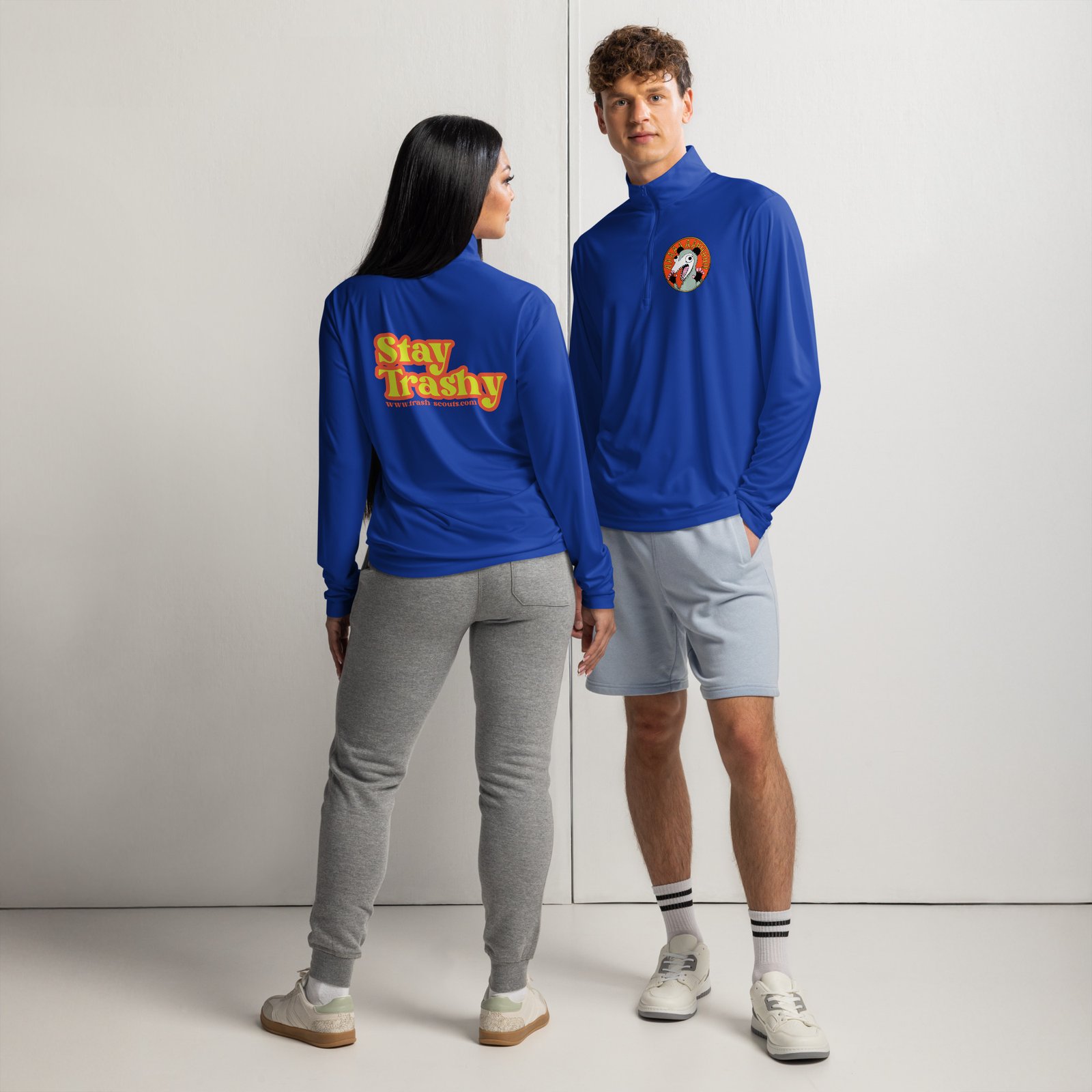 Stay Trashy - Quarter-zip Pullover - Image 33