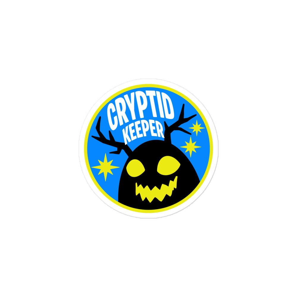 Cryptid Keeper - GarBadge Sticker