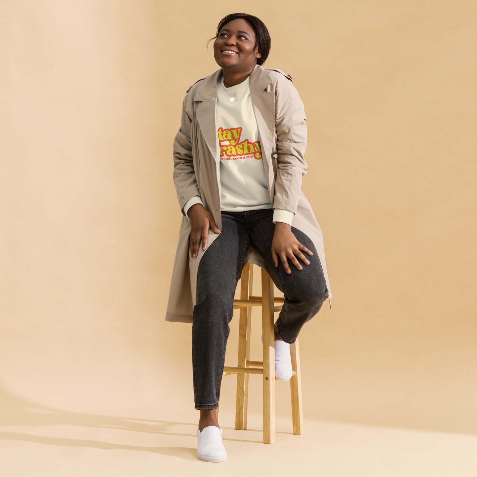 Stay Trashy - Premium Sweatshirt - Image 40