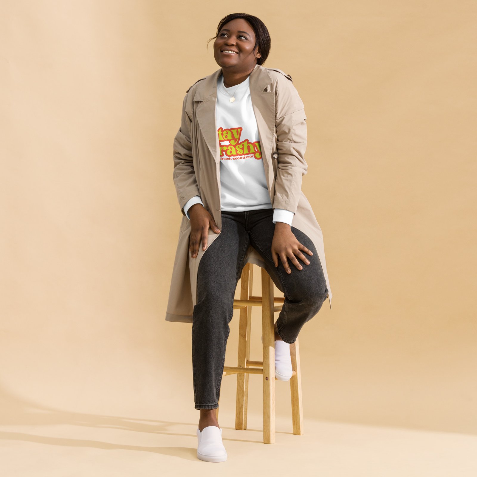 Stay Trashy - Premium Sweatshirt - Image 42