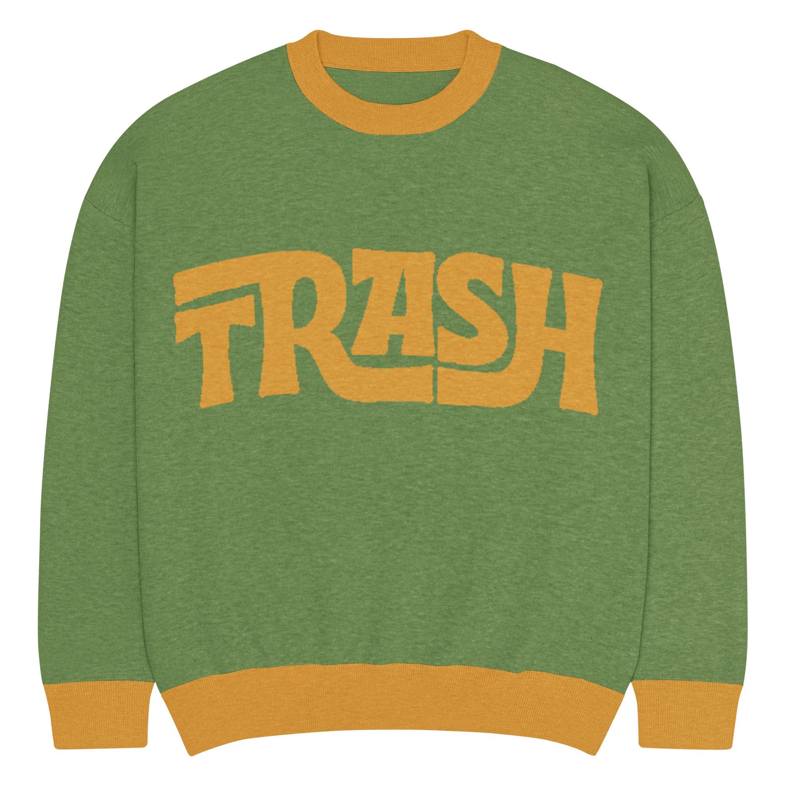 TRASH - fit knitted crew neck sweater - Image 10