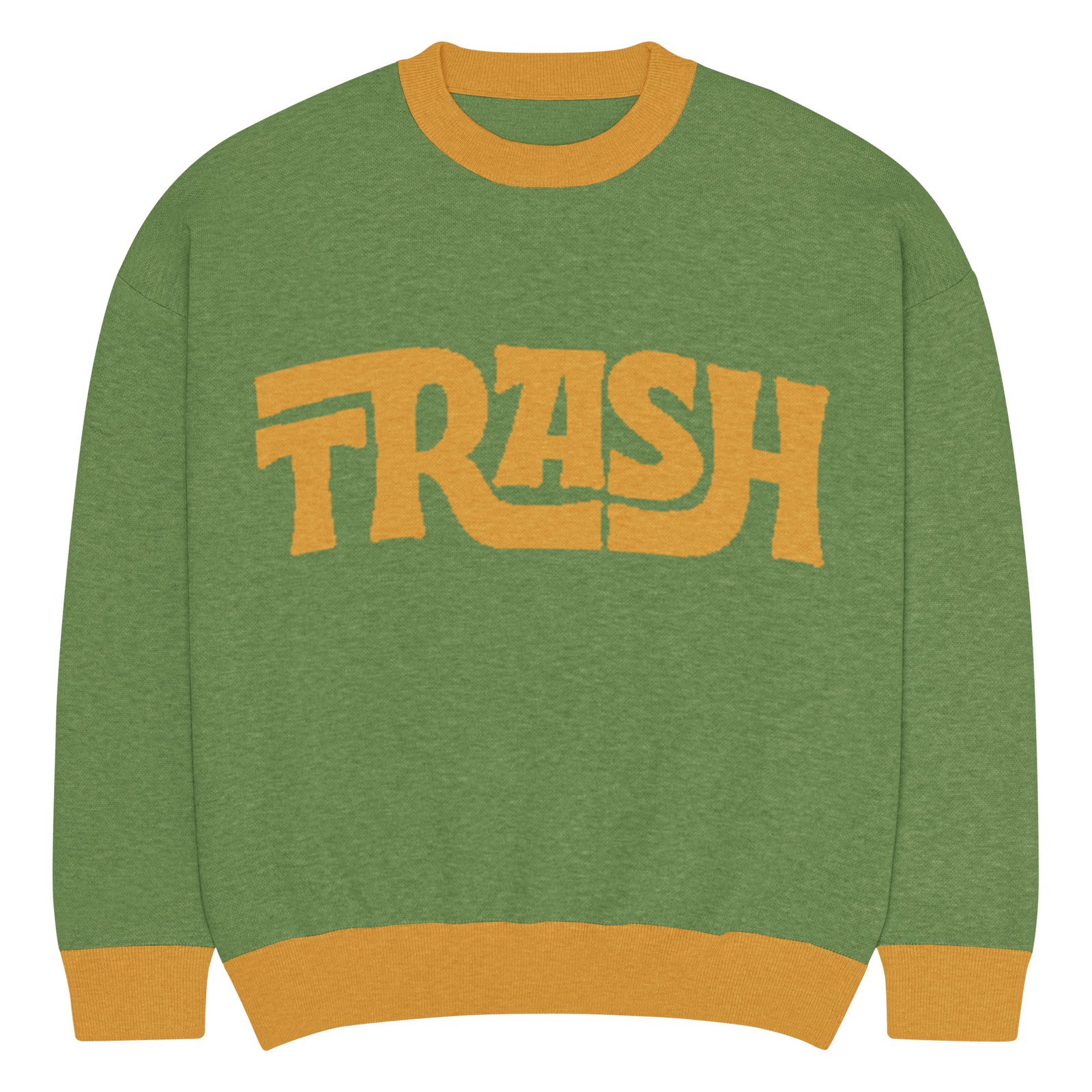TRASH - fit knitted crew neck sweater - Image 4