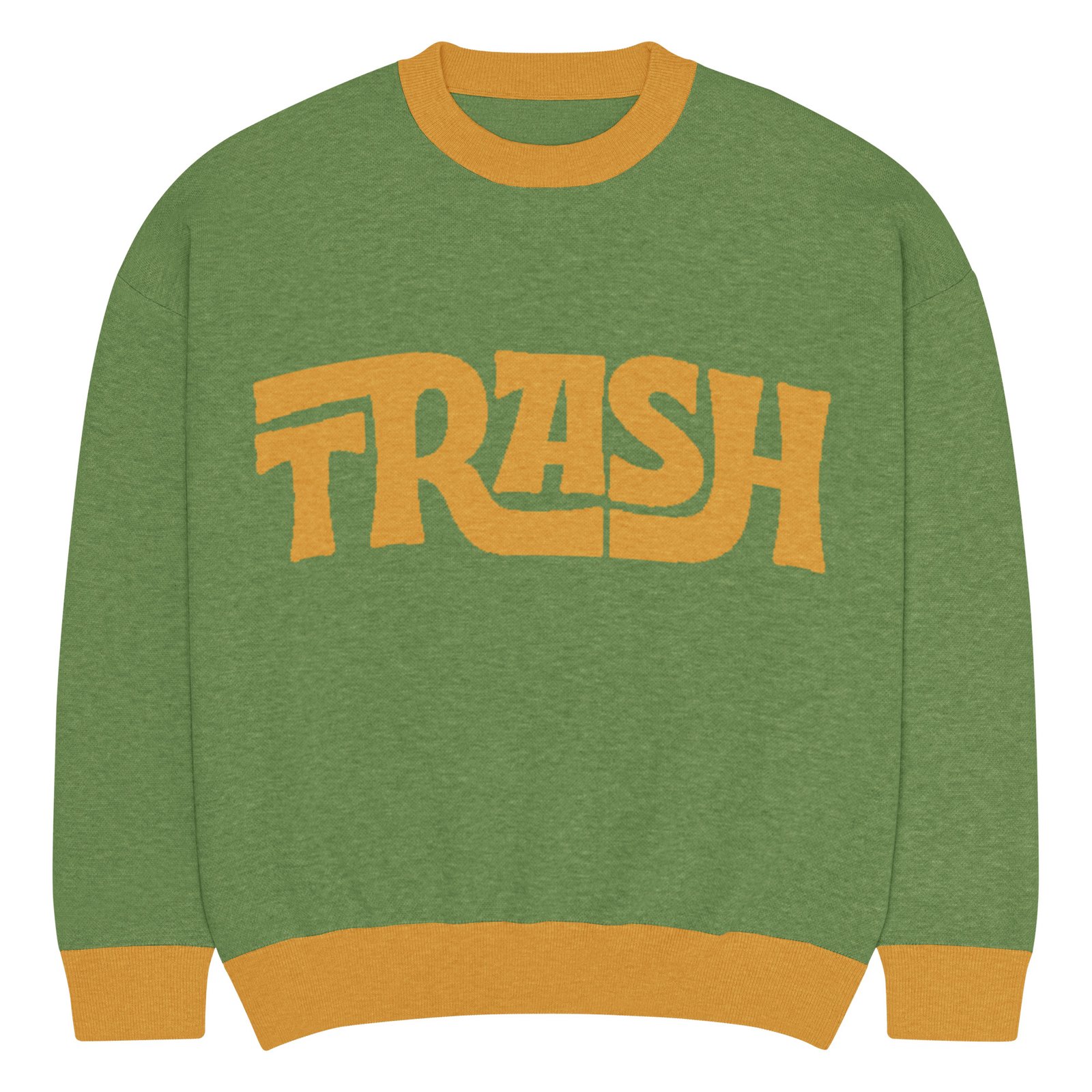 TRASH - fit knitted crew neck sweater - Image 11