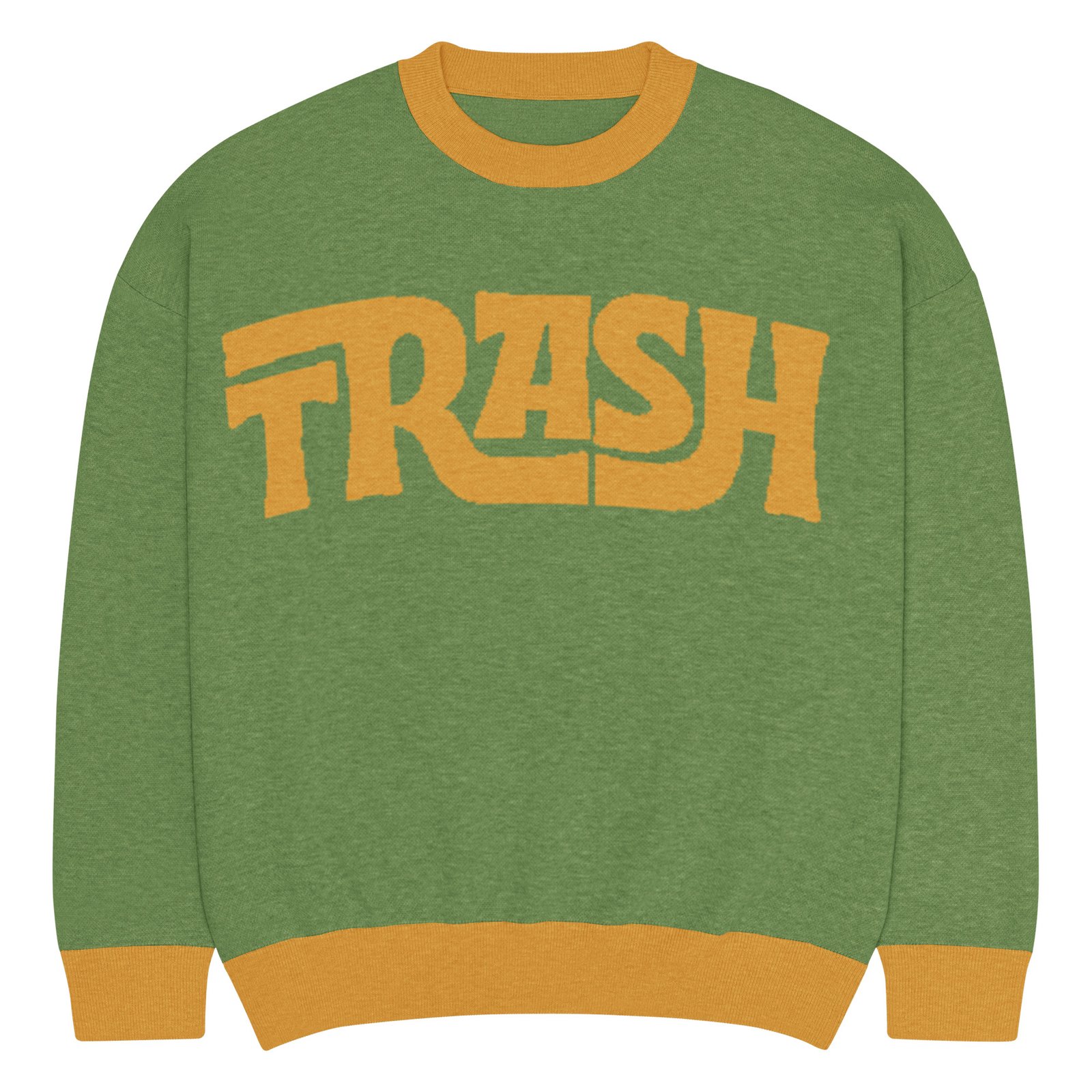 TRASH - fit knitted crew neck sweater - Image 3