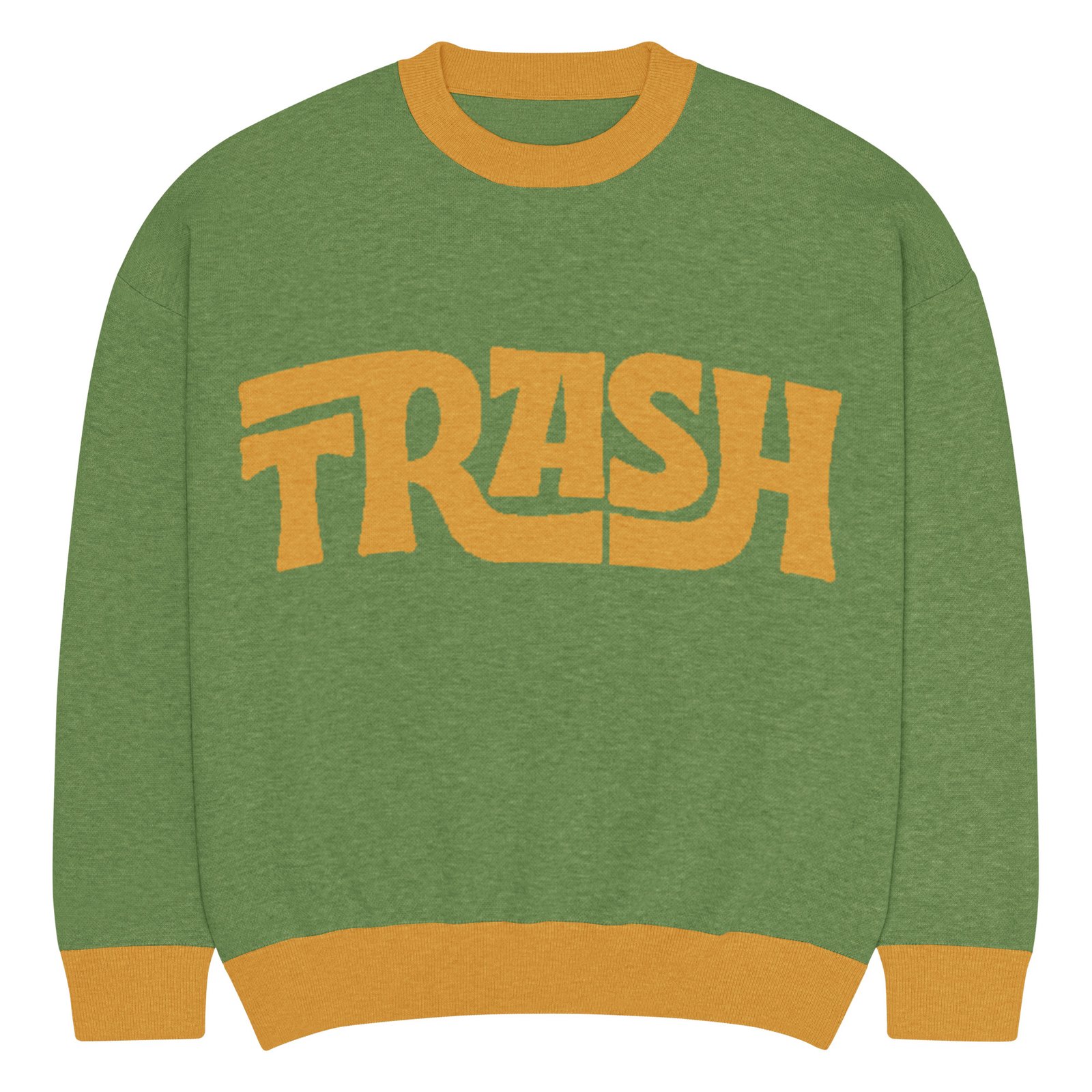 TRASH - fit knitted crew neck sweater - Image 8