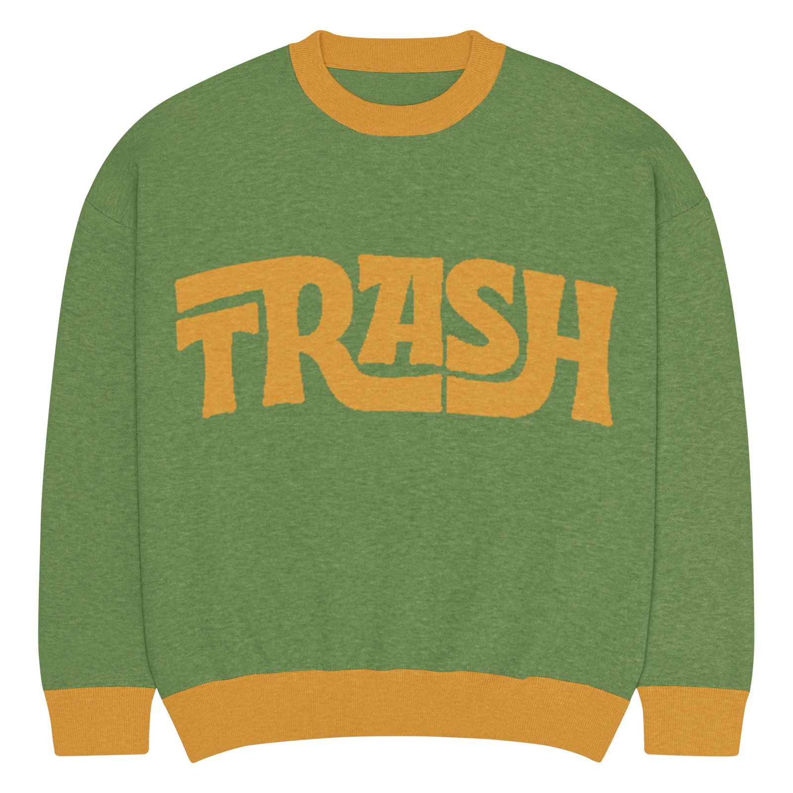 TRASH - fit knitted crew neck sweater - Image 7