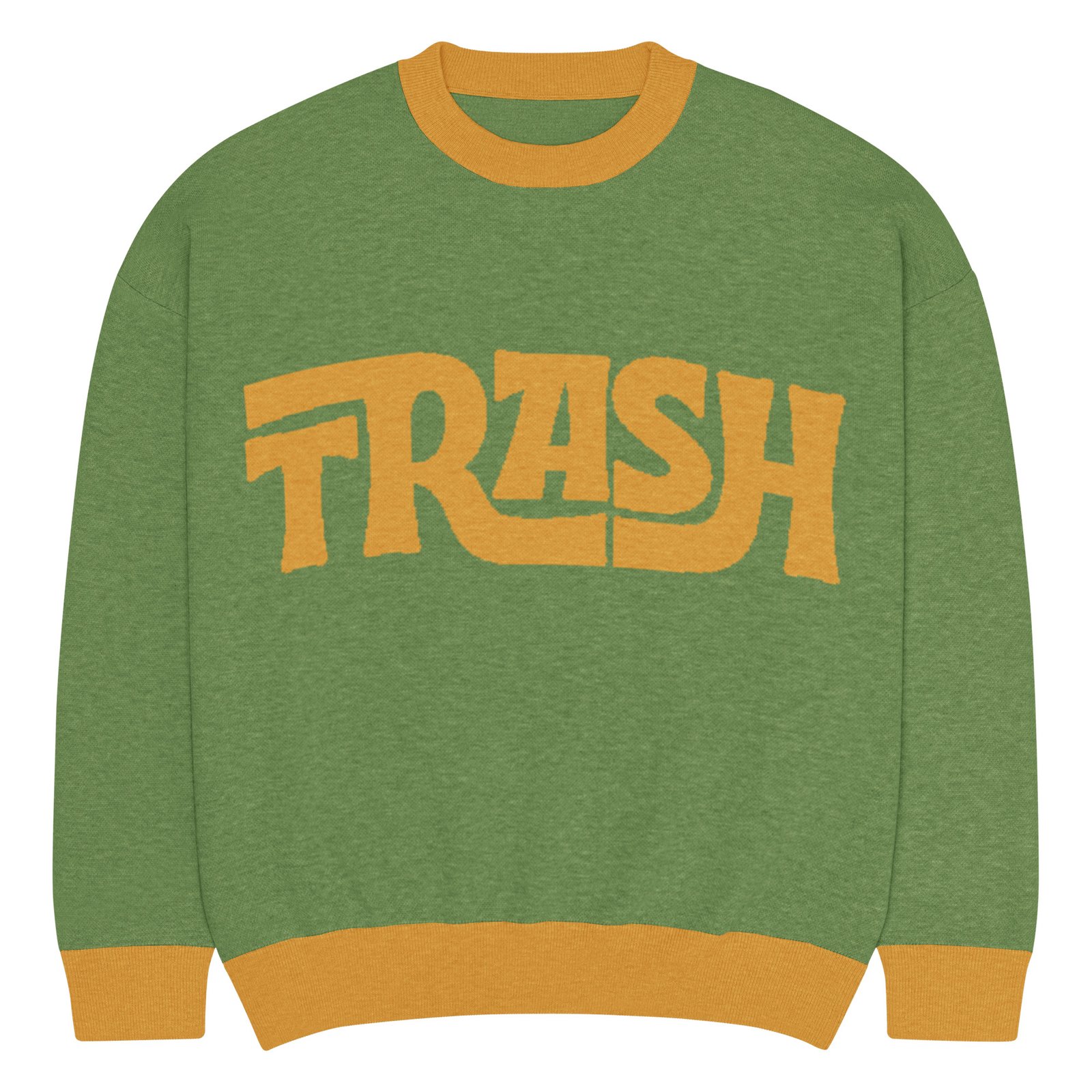TRASH - fit knitted crew neck sweater - Image 6